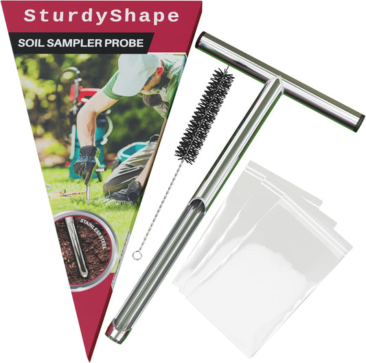 SturdyShape Soil Probe Sampler Kit (12 Inch)
