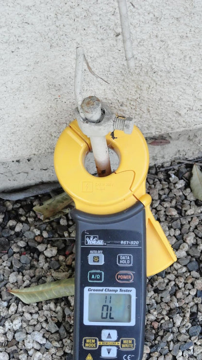 IDEAL INDUSTRIES INC. 61-920 Ground Rod Resistance Clamp Meter, Case Included, Black