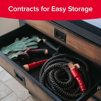 Pocket Hose Copper Head UV w/Pocket Pivot, Expandable Garden Hose 75 FT w/10 Pattern Thumb Sprayer, AS SEEN ON TV, 650psi 3/4in Ultra-Light Solid Copper Anodized Aluminum Fittings No-Kink No-Lead