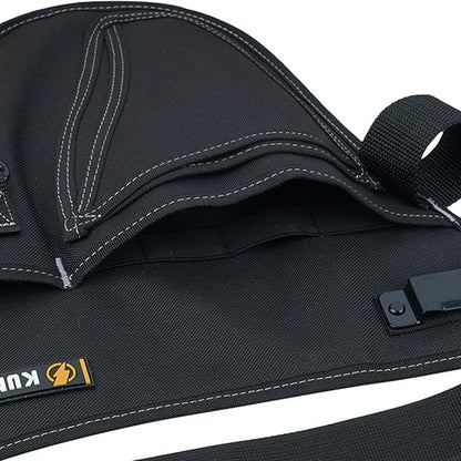 KUNN Garden Tool Organizer Belt Multifunctional Work Apron Pouch for Gardeing Florist Plumbing,Black