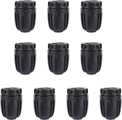 1/2 inch Irrigation Fittings End Plugs For (1/2" ID x0.6-0.63" OD) 16mm Drip Tubing Connectors-10 Pcs/pack