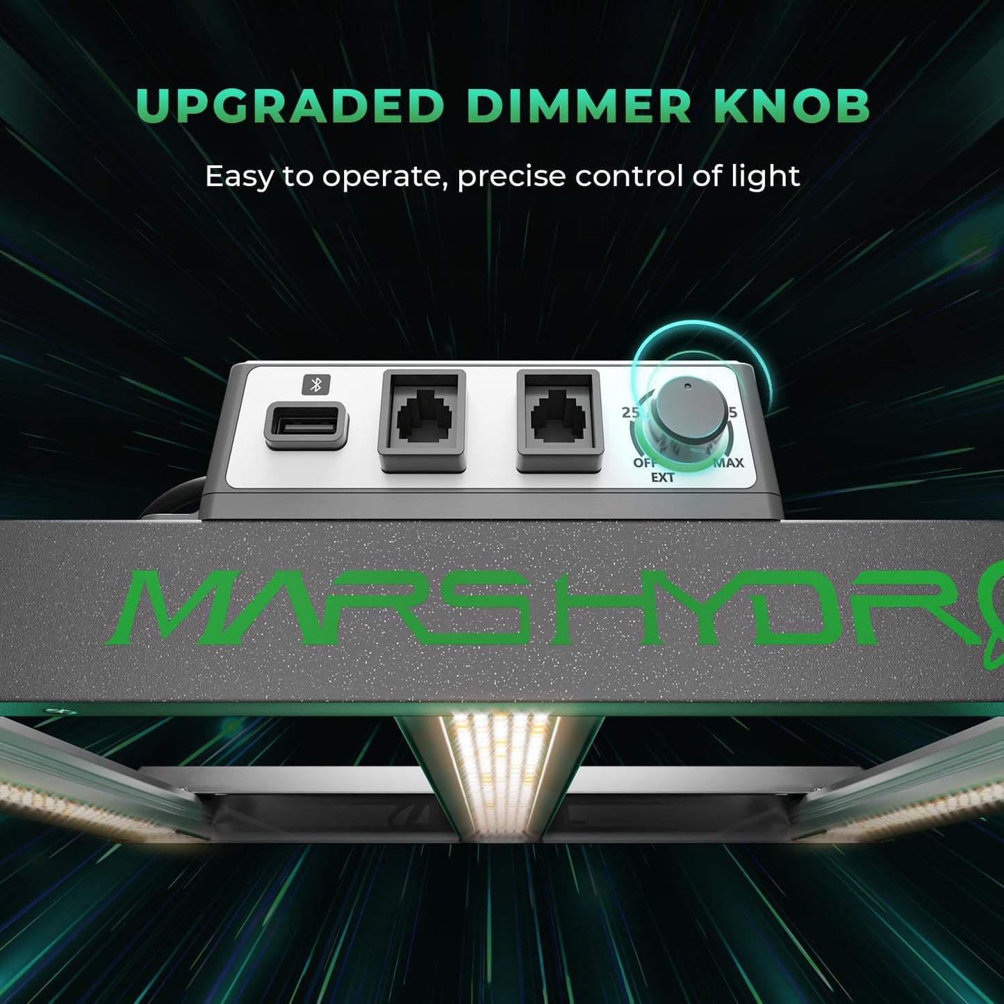 2025 MARS HYDRO FC-E1500 150Watt LED Grow Light 2.5x2.5ft Full Spectrum Grow Light Bar Plant Growing Light Remote Control Dimmable Grow Lamp Daisy Chain, Achieve 2.8 umol/J for Indoor Plants