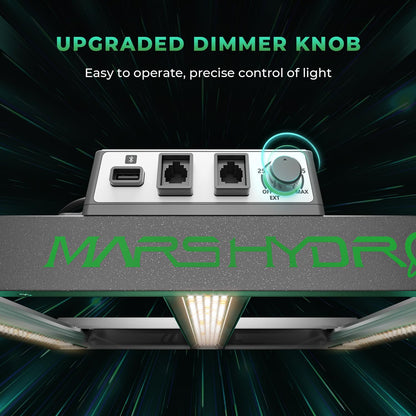 2025 MARS HYDRO FC-E1500 150Watt LED Grow Light 2.5x2.5ft Full Spectrum Grow Light Bar Plant Growing Light Remote Control Dimmable Grow Lamp Daisy Chain, Achieve 2.8 umol/J for Indoor Plants