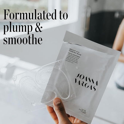 Joanna Vargas Eye Gel Mask – Hydrating Under Eye Patches with Hyaluronic Acid & Chamomile – Depuffing Eye Mask for Dark Circles, Puffiness & Fine Lines – Gel Eye Pads for Women – 5 Pairs