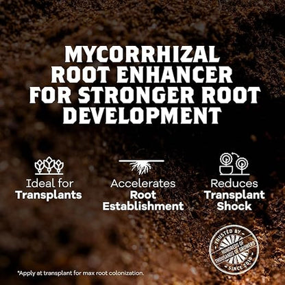 DYNOMYCO Granular Mycorrhizal Fungi Inoculant, 100g/3.5oz – Boosts Root Growth, Yields & Nutrient Uptake – 900 Propagules/g, Concentrated Granules, & OMRI Listed – Biofertilizer for Plant Growth