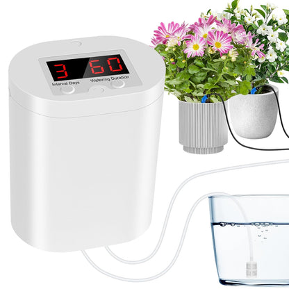 Automatic Watering System for 8 Potted Plants, Vacation Plant Watering Devices with Drip Irrigation Kits, Automatic Plant Waterer Indoor for Windowsill, Balcony, Green House (3rd Gen)