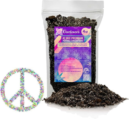 Gardenera Organic Photoperiod Plants Potting Soil Mix - Perfect Balance of Nutrients, Drainage, and Aeration for Thriving Photoperiod Plants - 4 Quart