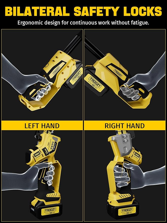 Cordless Pole Saw, 8-INCH 2-IN-1 Chainsaw with 21V 4.0Ah Battery Powered, Electric Tree Trimmer with 9FT Telescopic Pole, 180°Angle for Tree Branches Pruning & Wood Cutting, Battery Included