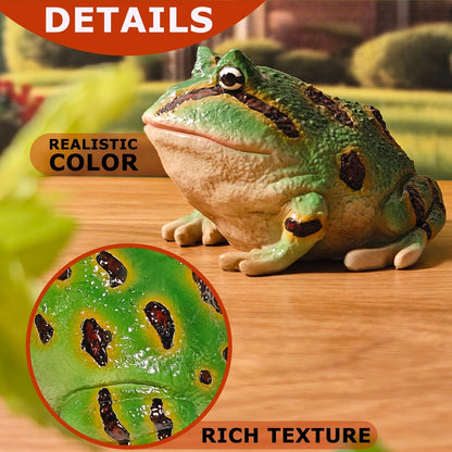 Sunthus Frog Toad Sculptures Garden Statues Yard Art Resin Decorations Outdoor Decor (Green, Standard)