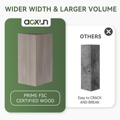 Aoxun 6x8 FT Walk-in Wooden Greenhouse,Solid Cedar Frame,Polycarbonate Panels, Automatically Temperature Control Roof Vent and Lockable Door,for Outdoor, Garden, Backyard,Patio, Lawn, Gray