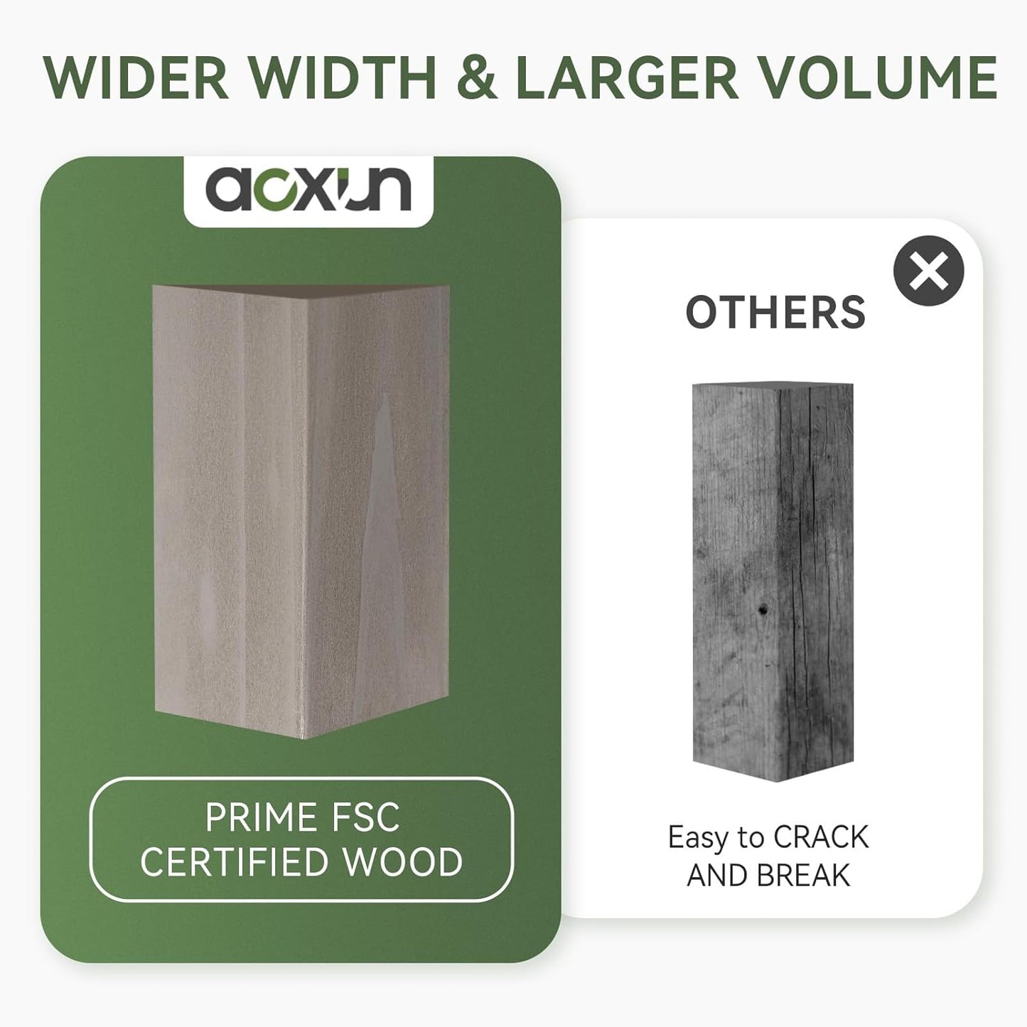 Aoxun 6x10 FT Walk-in Wooden Greenhouse,Solid Cedar Frame,Polycarbonate Panels, Automatically Temperature Control Roof Vent and Lockable Door,for Outdoor, Garden, Backyard,Patio, Lawn, Gray