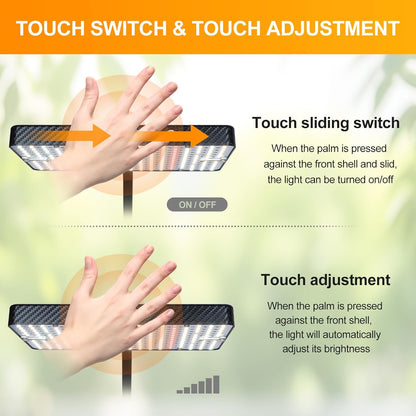 FECiDA Smart Control Tall Grow Light with Stand & Timer 4/8/12H, 25W Standing Grow Lights for Indoor Plants, Bonsai Tree, Bright Enough Like A Small Sun for Indoor Jungle, 24"-64" Height Adjustable