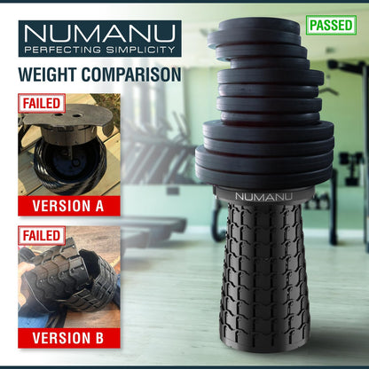 NUMANU 2025 Upgraded XXL Collapsible Stool with Cushion & Carry Bag, 2.7"-19.7", Max 1000lbs Foldable Telescoping Camping Stool Portable Seat or Travel Footrest (2Pack: 2X Stool, 2X Cushion, 2X Bag)