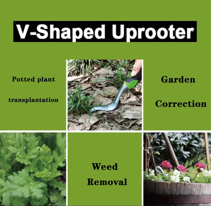 2025 Hand Weeder Tool, Rubber Handle Manual Weeder Puller Tool, Uprooting Weeding Tools, Crack Weeder Crevice, 4 Teeth Weeding Tool, Weeding Artifact Tool for Gardening(3 Pcs)