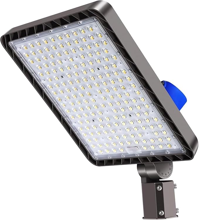 240W LED Parking Lot Lights Outdoor, Super Bright 36000LM 5000K Parking Light with Dusk-to-Dawn 180°Adjustable Slip Fit Mount IP65 Commercial Security Street Area Lighting Heavy-Duty 100-277V