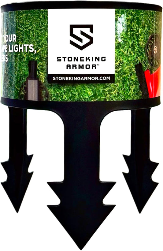 Landscape Light Protector, Lawn Sprinkler Protector, Tailgate Tent Trip Deterrent - Expandable for Edging