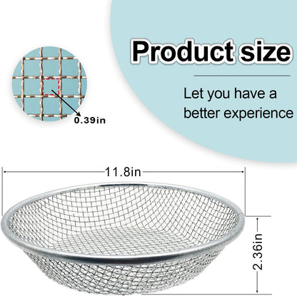 3/8 Inch Soil Sifter for Gardening, Rock Sifter for 5gallon,Compost Sifter Dirt Sifter,Captures Dirt Rocks Sawdust