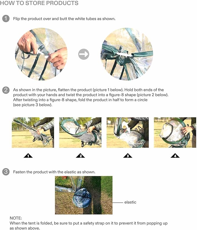 2pcs Quick Set up Mini Greenhouse Portable Small PVC Cover for Garden Flower and Flowerpot Cold Frost Protector Portable Carry Bag with 8 Stakes (PVC (28" L x 28" W x 32" H))