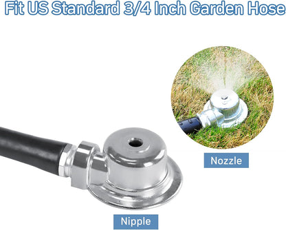 Metal Garden Sprinkler - Lawn Irrigation System for Small to Medium Areas - Outdoor Garden Yard
