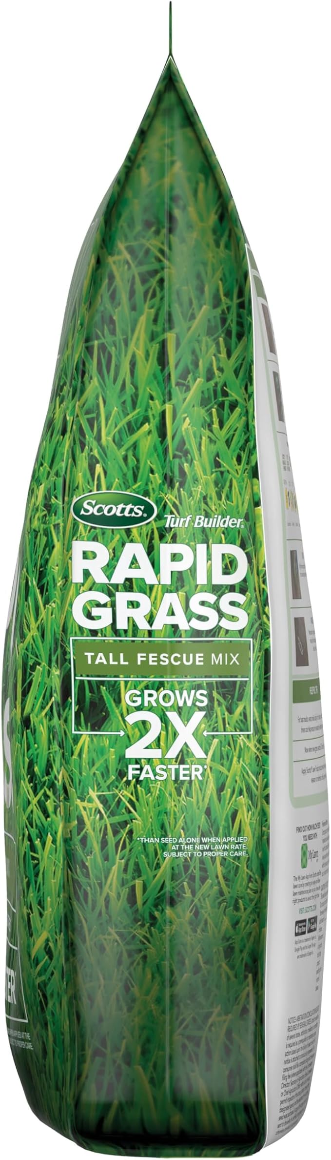 Scotts Turf Builder Rapid Grass Tall Fescue Mix, Combination Grass Seed and Fertilizer, Grows Green Grass in Just Weeks, 16 lbs.