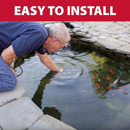 The Pond Guy MagFlo High-Efficiency Compact Pump for Small Water Gardens, Quiet Multi-Purpose System for Waterfalls, Fountains or Spitters, 1000 GPH