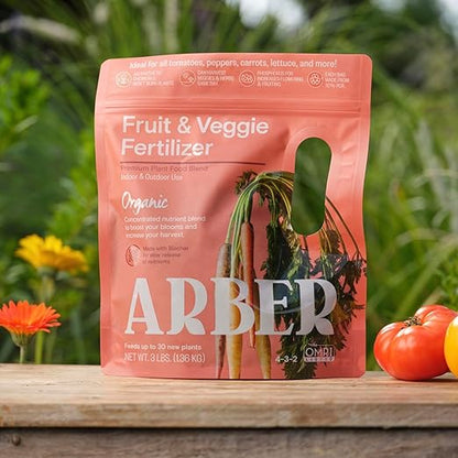 Premium Organic Fruit & Vegetable Granular Fertilizer – 4 Pack – Nutrient-Rich Plant Food for Gardens, Soil Health & Sustainable Growth – 4 lb