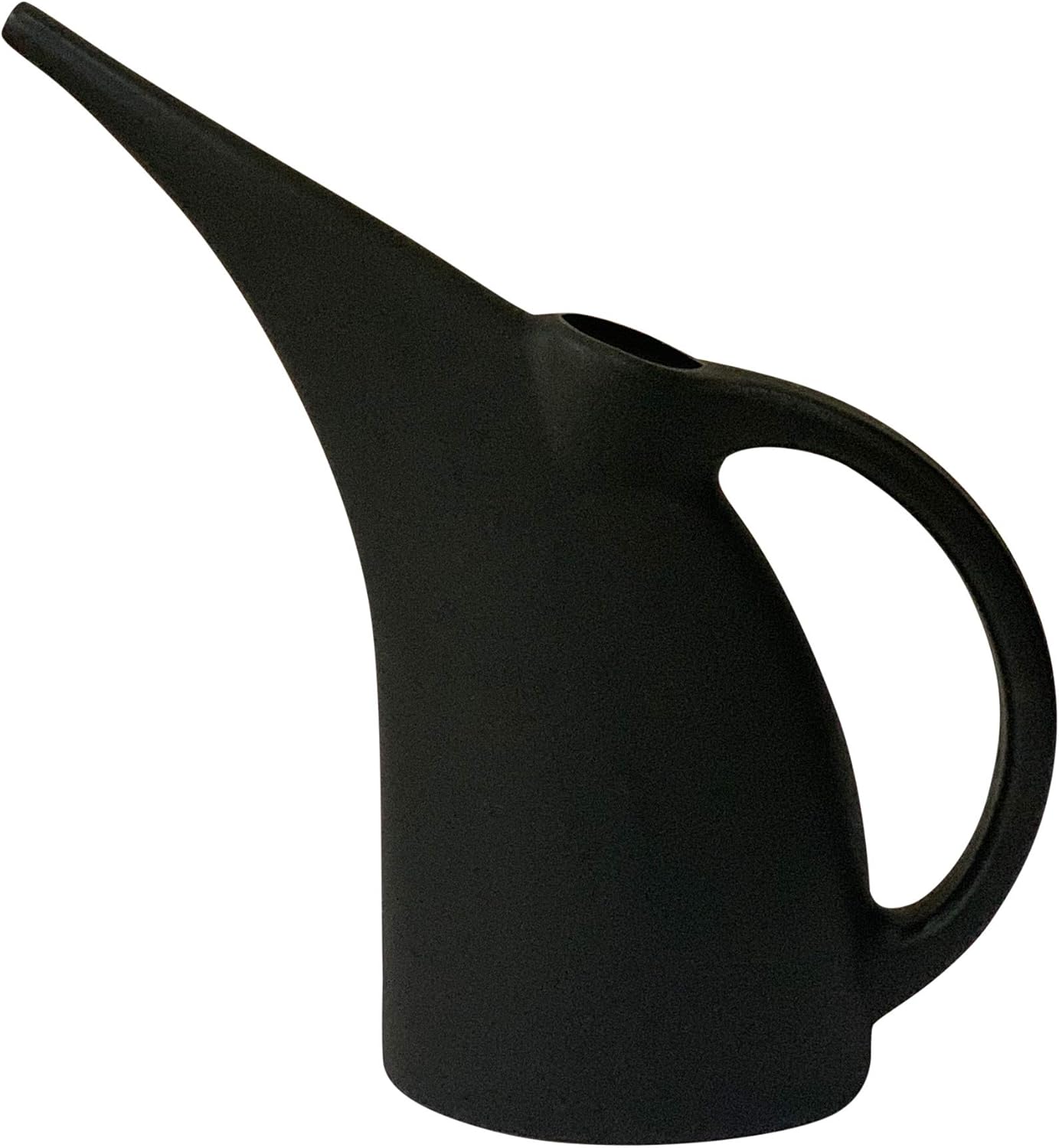 KP Kool Products Watering Can 1/2 Gallon - Small Watering Can for Indoor Plants - Outdoor Watering Can - Black Plant Waterer - Plastic Watering Can for Garden - 1 Pack