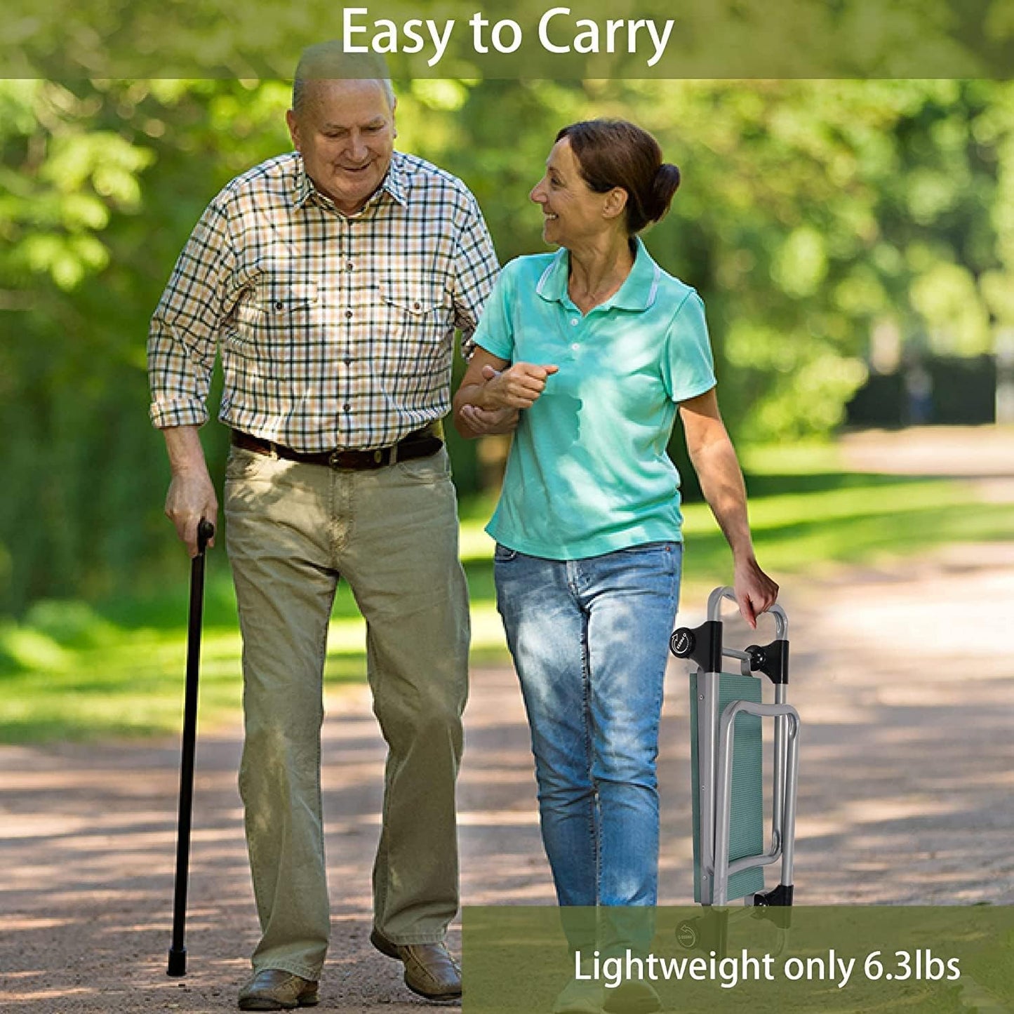 LUCKYERMORE Upgraded Garden Kneeler and Seat, Gardening Stool Kneeling Bench for Gardening with Tool Pouch, Wider&Softer EVA Kneeling Pad, Gardening Gifts for Parents Seniors, Lightweight & Heavy Duty