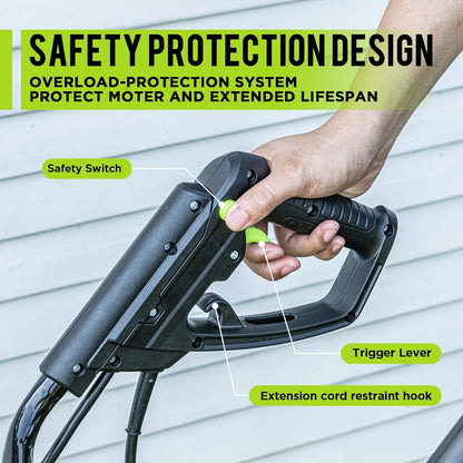 STEELITE 14-Inch Corded Electric Tiller, 10 Amp Powerful Garden Cultivator for Soil Preparation and Landscaping – Lightweight, Durable, and Easy to Use