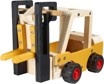 STANLEY Jr. Wooden Bird House Kit - Creative Arts and Crafts Set for Kids and Adults - Wooden Birdhouses with Paint Strips, Brushes, Stickers and String (Forklift)