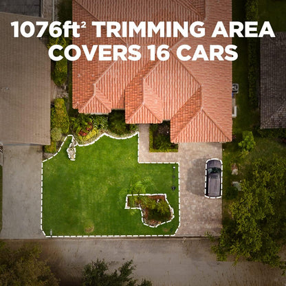 Litheli 2x20V Cordless String Trimmer, 14" Brushless Battery Powered Weed Eater, Electric Weed Wacker with Dual Line Bump Feed, Grass Trimmer for Lawn Care, U20 Series with 2x2.5Ah Batteries.