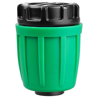 Drip Irrigation 1/2" End Cap Fittings：1/2 Inch Drip Line Lock Barbed End Plug Connectors for Drip Irrigation Tubing (1/2" ID x 0.640" OD) Anti-Drop Drip Irrigation Parts (12 Pieces)