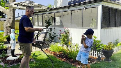 Atlantic Female to Female Heavy Duty Garden Hose 1 ft x 5/8 Inch Black Water Hose Short Connection Leader Hose (1 Foot)