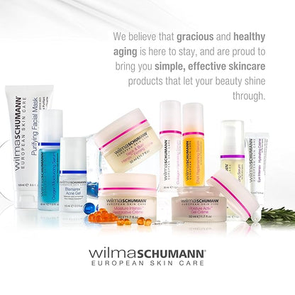 Wilma Schumann Purifying Astringent Pads for Face, Skin Exfoliating Pads with Salicylic Acid, Pack of 60