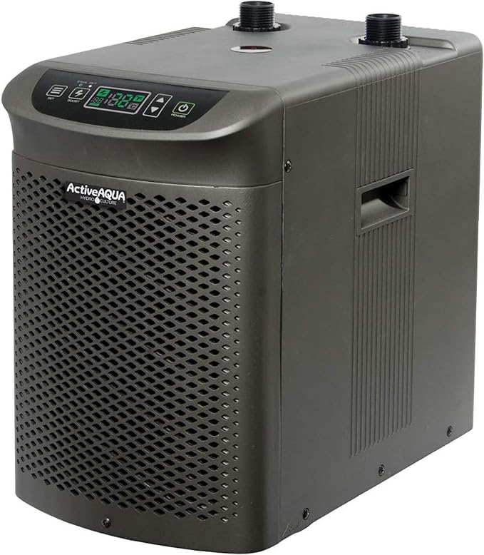 ACTIVEAQUA Hydroponic Water Chiller Cooling System with Remote Control and Freestanding Mounting Type for Home and Kitchen, Black