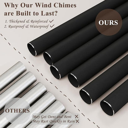 Memorial Gifts for Loss of Mom, 36" Sympathy Wind Chimes for Loss of Mother, WindChimes in Memory of a Loved One, Remembrance/Condolence/Bereavement Gifts in Memory of Mom