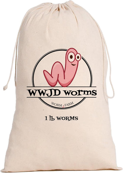 Red Wigglers Composting Worms - 1lb Red Worms for Composting Bin, for Plants or Gardening, Compost Worm for Soil Fertility & Worm Farm, Easy to Manage