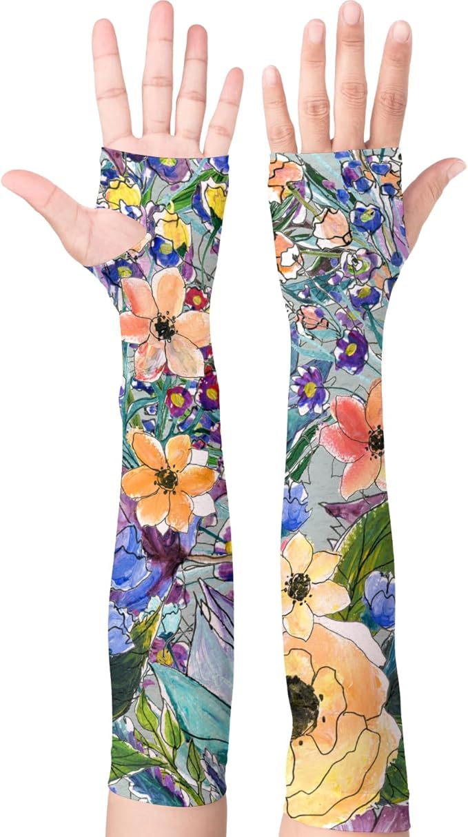 Gardening Sleeves for Women Farm Sun Protection Thorn Proof Cooling Arm Sleeves to Cover Arms for Garden Sports