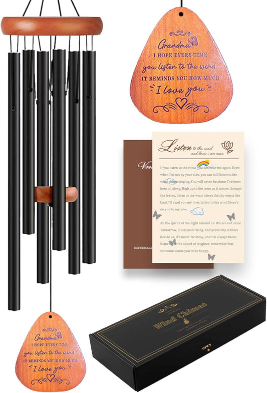 Grandma Gifts, 32" Wind Chimes Gifts for Grandma, Grandma Birthday Gifts, Unique Grandma Gifts from Grandkids, Grandma Gifts for Mothers Day Christmas