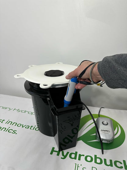 DWC Hydroponics Grow System, 5-Gallon Deep Water Culture with Air Hose, Air Pump, and Air Stone (1)
