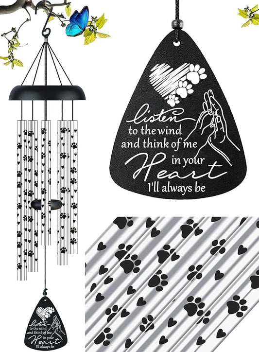 Dog Memorial Gifts for Loss of Dog Pet Bereavement Sympathy Gift Memorial Gifts for Dogs Wind Chime in Memory of Dog Remembrance Passing Away Gift