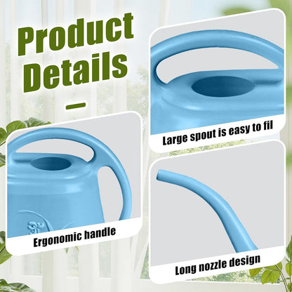 Plant Watering Can - 1/2 Gallon - Sky Blue