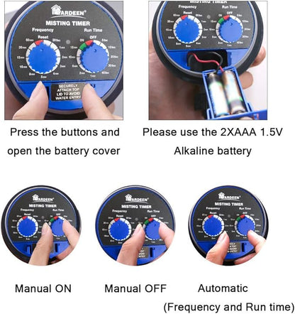 Water Hose Timer fogging Seconds Watering Automatic Electronic Water Timer Home Garden Controller