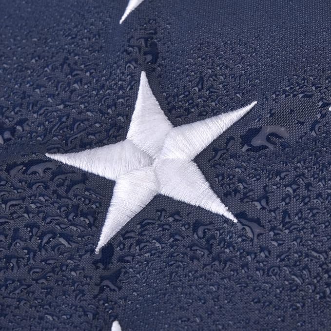 American Flag 8x12 FT, Large US Flag USA High Wind with Embroidered Stars, Sewn Stripes, Brass Grommets, DurableOutdoor Outside