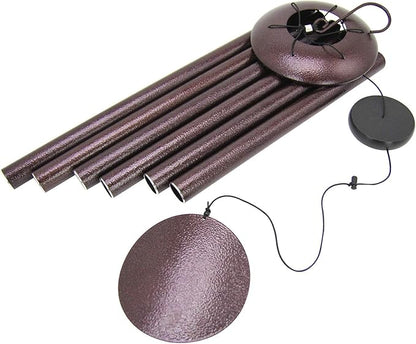 ASTARIN Outdoor Wind Chimes, 45 in Memorial Chimes with 6 Heavy Tubes, Large Deep Tone for Garden Hanging Decor, Sympathy Gifts. Bronze