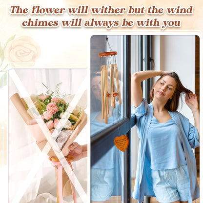 Get Well Soon Gifts for Women After Surgery, Thinking of You Gift for Friends Wind Chimes, Feel Better, Recovery, Cancer Care, Inspirational Gifts for Best Friend, Soul Sister, Bestie, Her