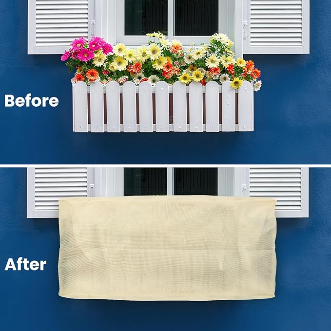 Plant Covers Freeze Protection, 2 Pack Garden Covers for Raised Bed, Frost Cloths for Outdoor Plants, Winter Protection for Vegetables & Flowers (55"×28"×18", Fit 2'×4' Bed)