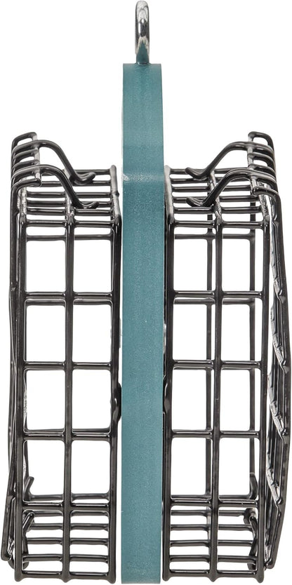 Bird's Choice Suet Feeder for Two Cakes in Lake Blue Recycled Plastic