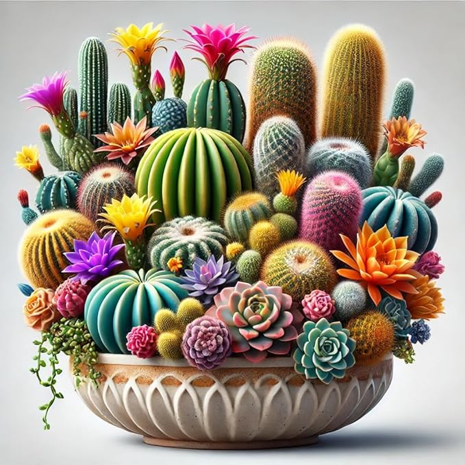 Seeds Cactus Variety Mix/Beautiful Plant/Perennial Flower Succulents