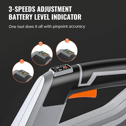 Keenstone Leaf Blower, Cordless Leaf Blowers Max 620-CFM 120-MPH with 2 * 4000mAh Batteries and 2*Fast Chargers, Lightweight Leaf Blower Cordless with 3 Speed Modes for Patio, Lawn, Yard, Leaves 40V